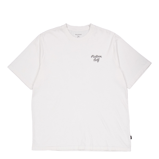 M Script Blur Tee White
