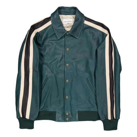 Le Blouson Cuir Forest Green