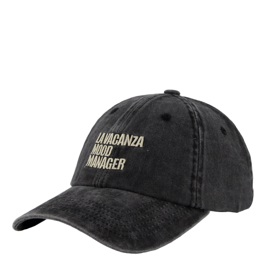 Mood Manager Dad Cap Washed Black