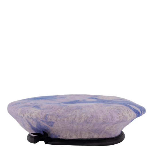 Kg Heathered Tie Dye Beret Gs401 Glacier-starry Blue