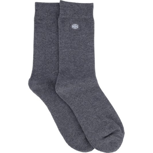 Merino Wool-Sock & Bamboo 1-Pair (38-45) Grey