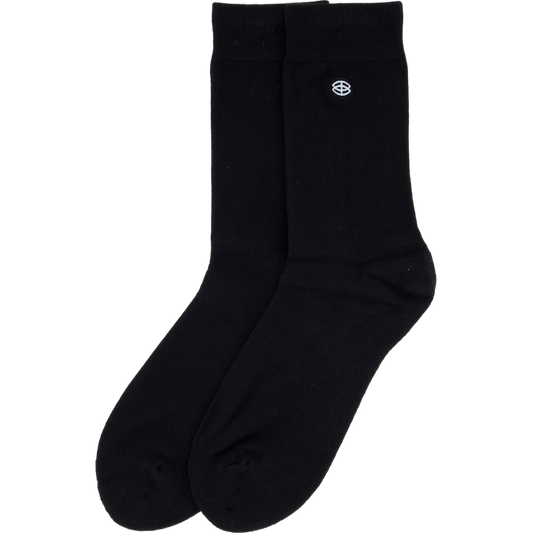Merino Wool-Sock & Bamboo 1-Pair (38-45) Black