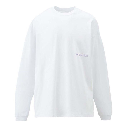 Onitsuka Tiger Graphic Long Sleeves T-Shirt 'White Purple' 2183B163-100