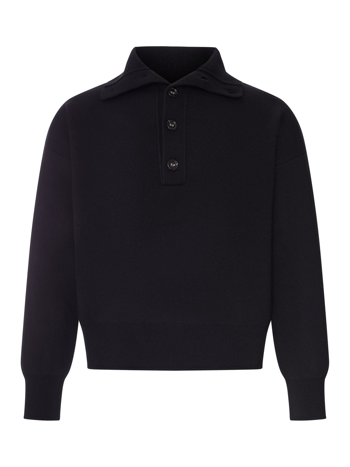 MAGLIA IN LANA CON COLLO POLO