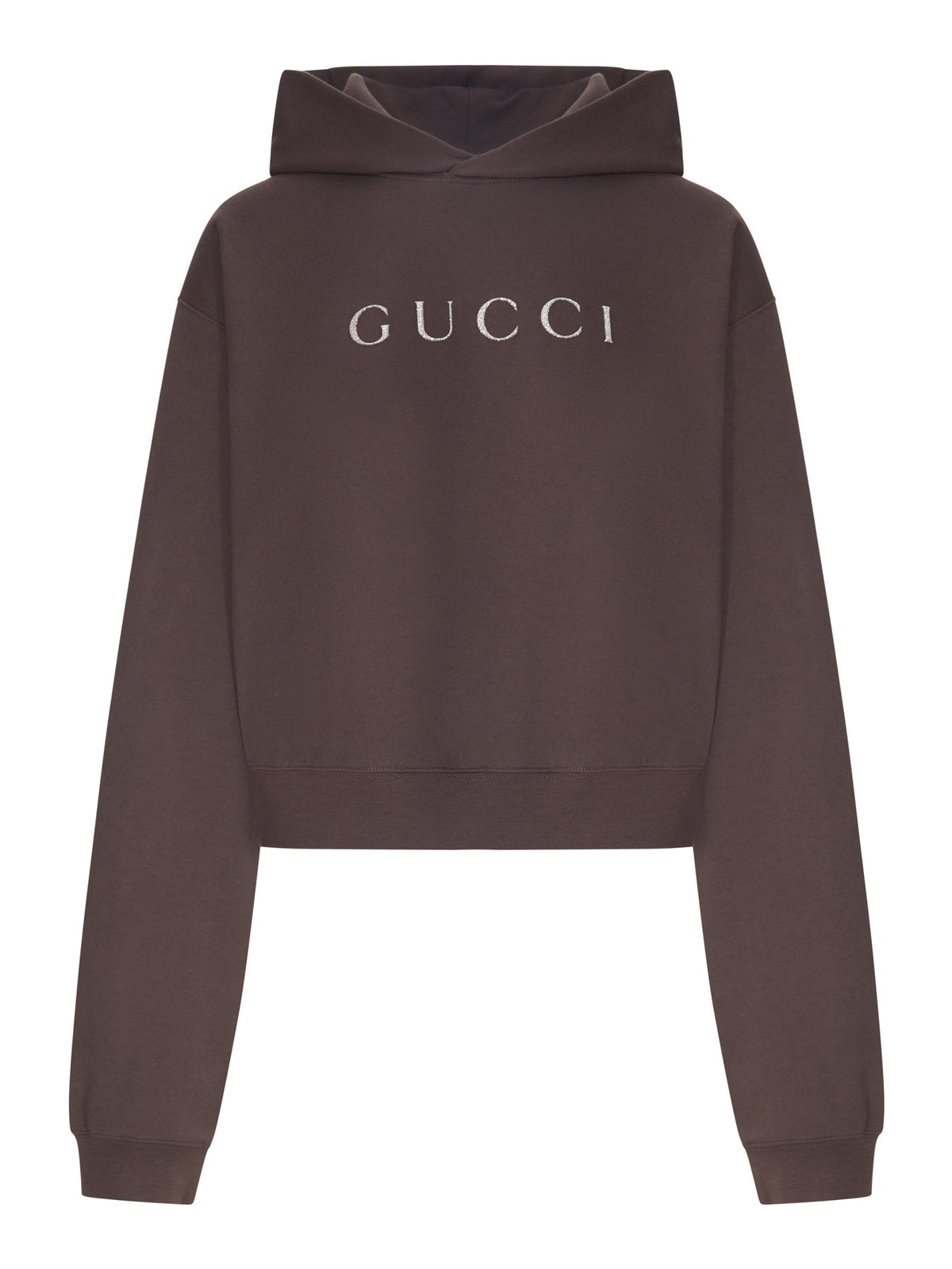 FELPA CON CAPPUCCIO E LOGO GUCCI