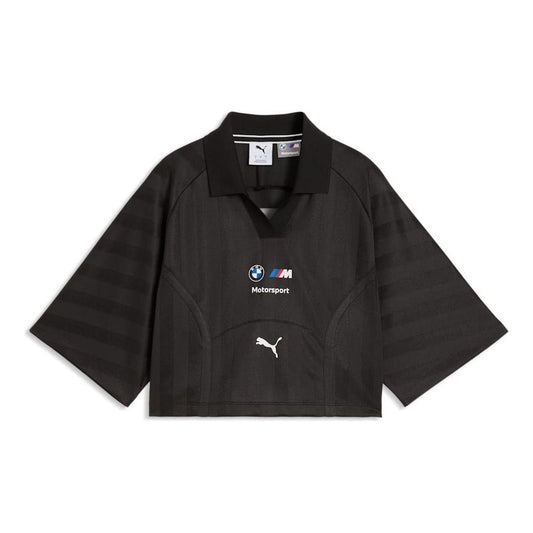 (WMNS) PUMA x BMW M Motosport Cropped Polo 'PUMA Black' 634905-01