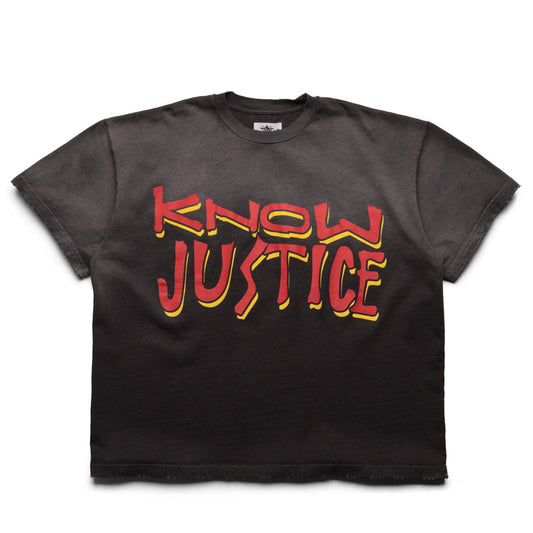 Barriers Worldwide Know Justice Know Peace Boxy Tee - Mink