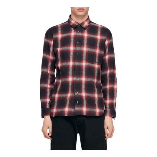 Sleeze Zip Shirt Red