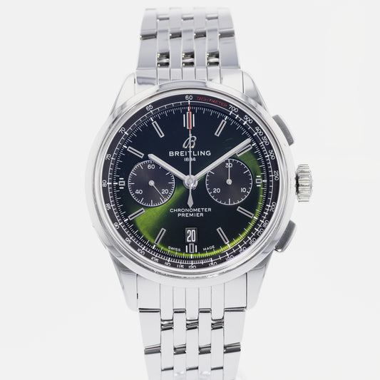 Breitling Premier B01 Chronograph 42 Bentley British Racing Green AB0118