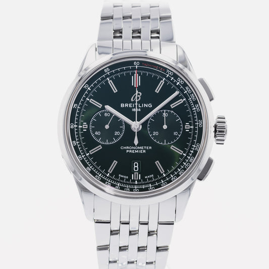 Breitling Premier B01 Chronograph 42 Bentley British Racing Green AB0118