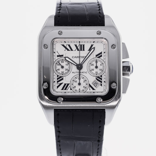 Cartier Santos 100 Chronograph XL W20090X8