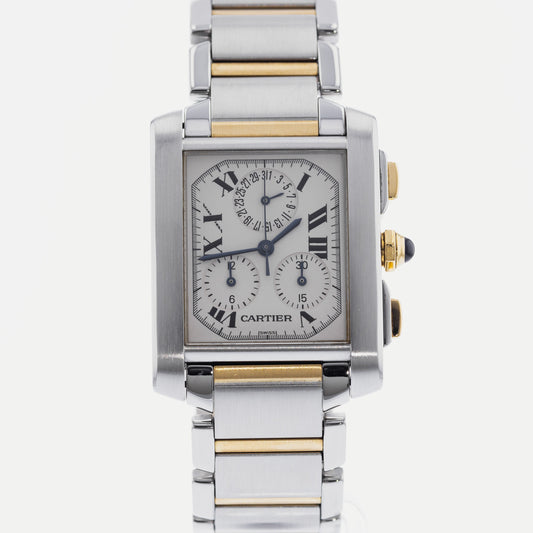 Cartier Tank Francaise Chronoflex W51004Q4