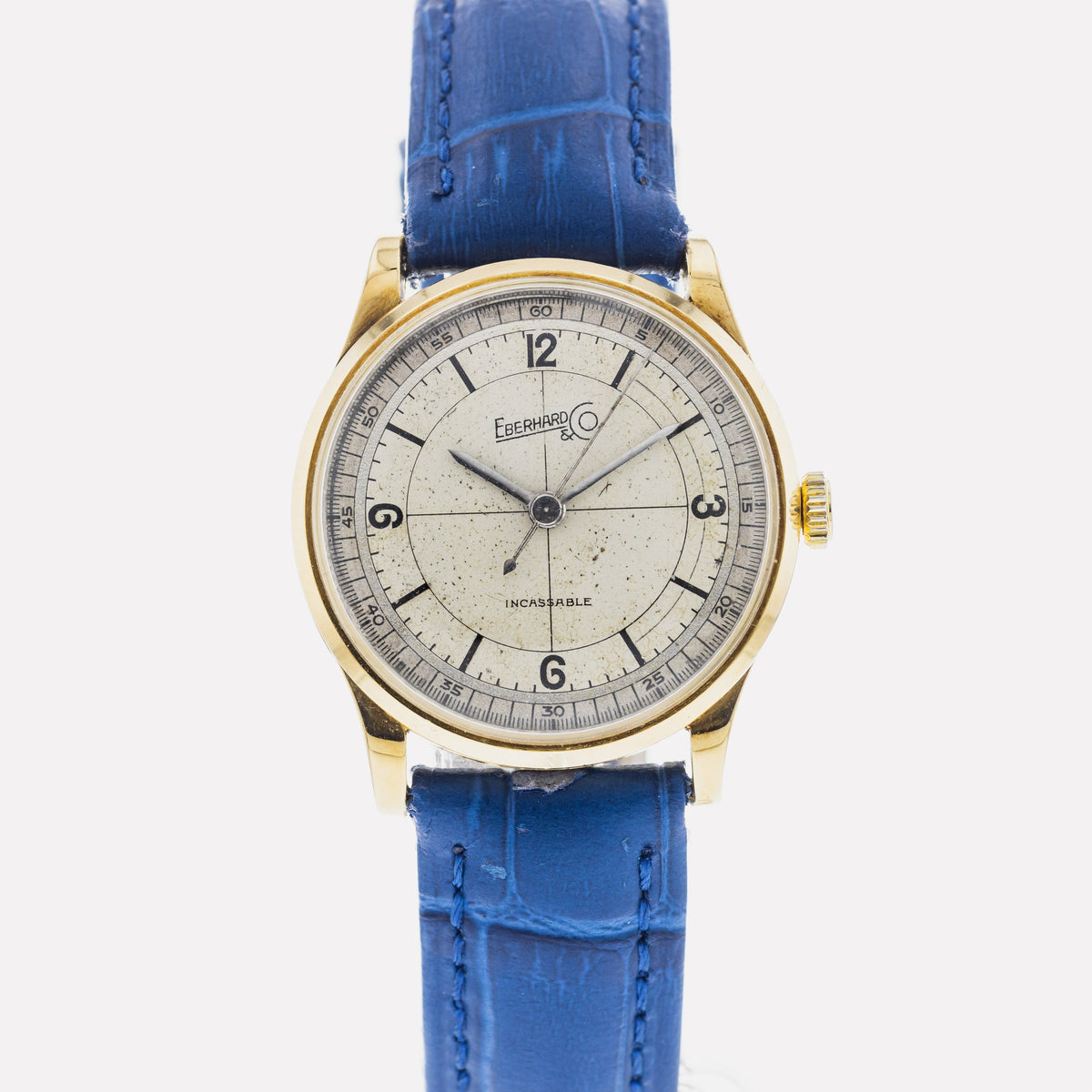 Eberhard Gold Sector Dial 7612