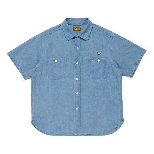 Human Made Chambray S/S Shirt 'Blue' HM31SH040-BLU
