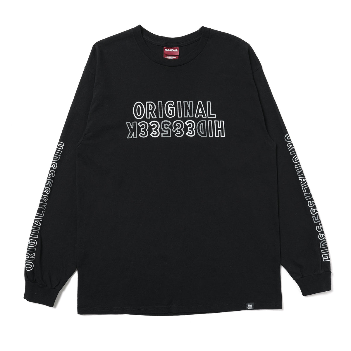Hide and Seek x Toru Nishiura Original H&S L/S T-Shirt Black