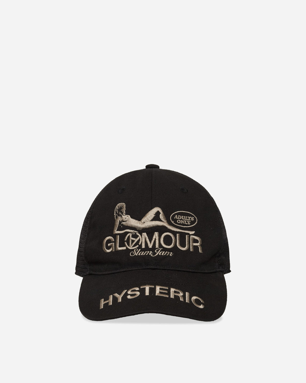 Slam Jam Hysteric Angels Trucker Hat Black