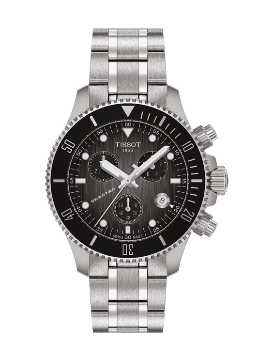 Tissot Seastar Quartz 38mm Anthracite T1202171106100