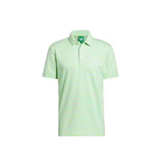 Adidas Golf Mens Stripe Pique Polo Shirt