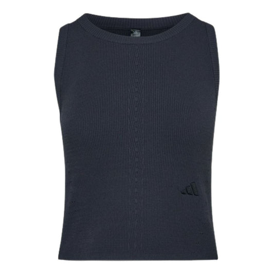 (WMNS) adidas Fully Knit Casual Sportswear Tank Top 'Black' KX0308 - adidas Professional Edition