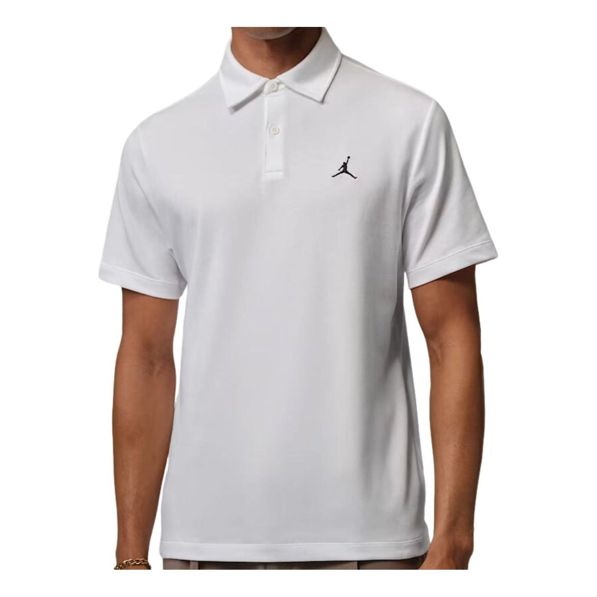 Jordan Sports Dri-FIT Polo 'White Black' HQ8688-100