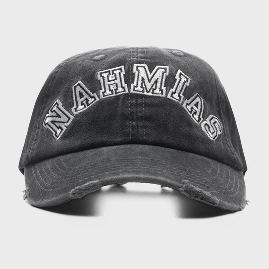 Nahmias Chenille Dad Cap - Off Black