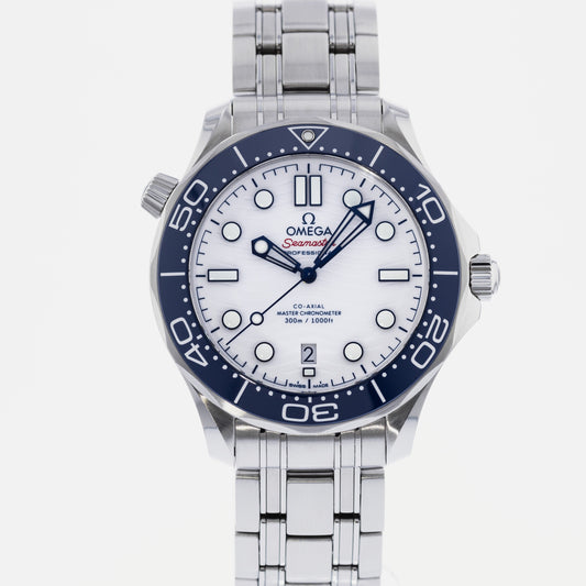 OMEGA Seamaster Specialties Diver 300M Co-Axial Master Chronometer Tokyo 2020 Olympics Special Edition 522.30.42.20.04.001