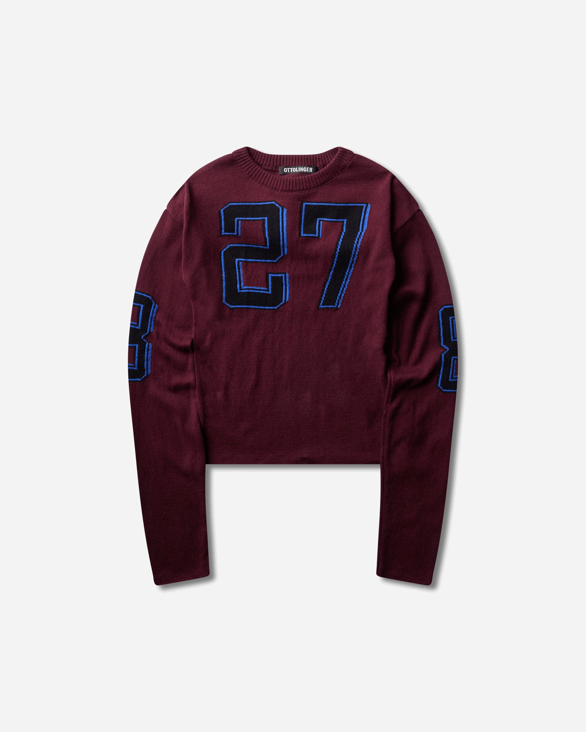 Women's Team Otto Jacquard Longsleeve Top Burgundy