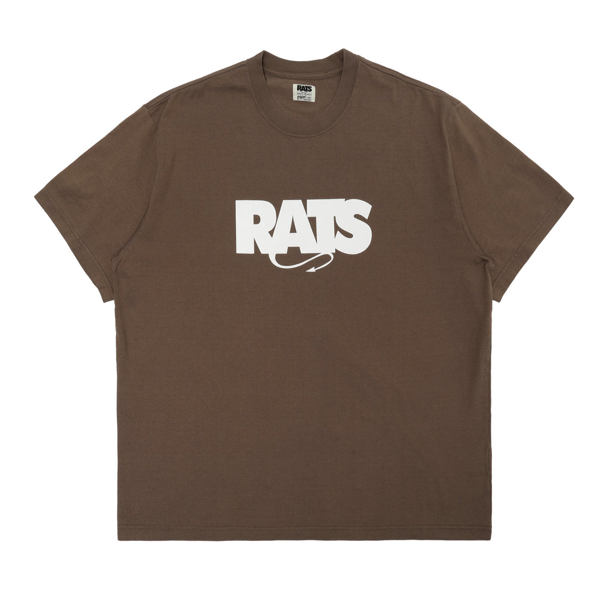 Rats Box Logo Tee Brown