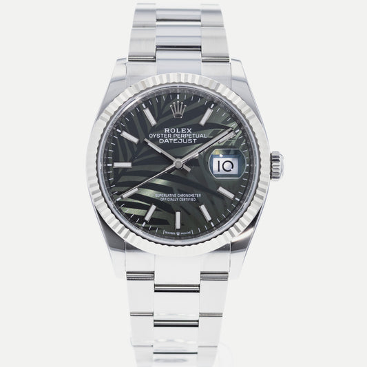 Rolex Datejust 36 Palm Motif Dial 126234