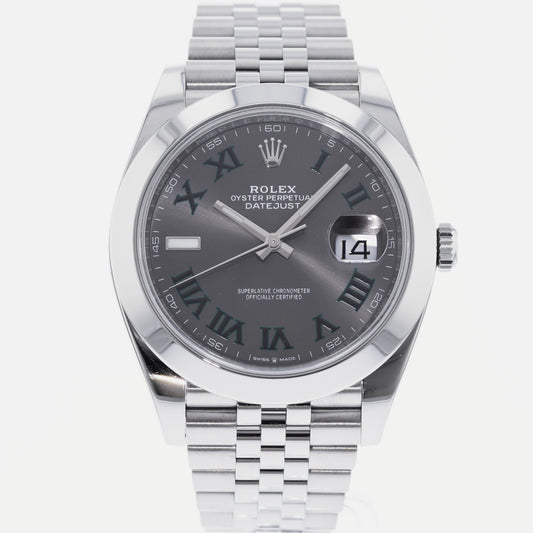 Rolex Datejust 41 Wimbledon Dial 126300