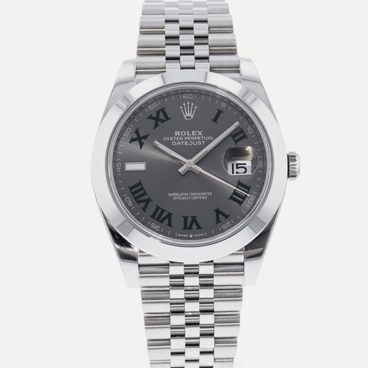 Rolex Datejust 41 Wimbledon Dial 126300