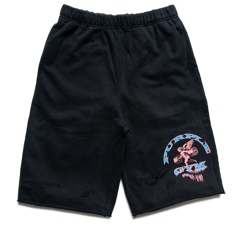 Purple Brand Midweight Relaxed Shorts - Black