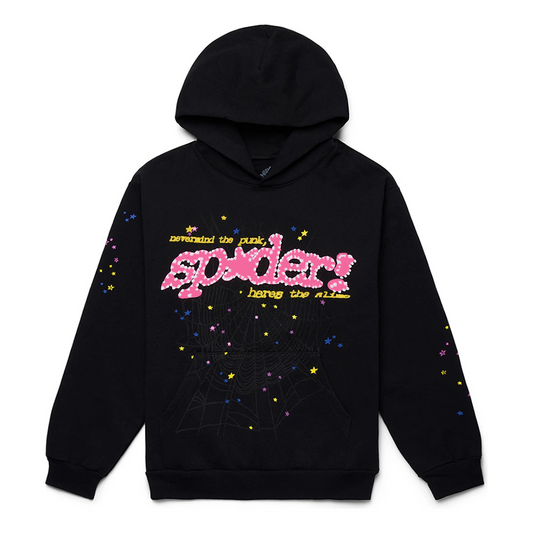 SP5DER P*NK V2 Hoodie 'Black' SP5D0126
