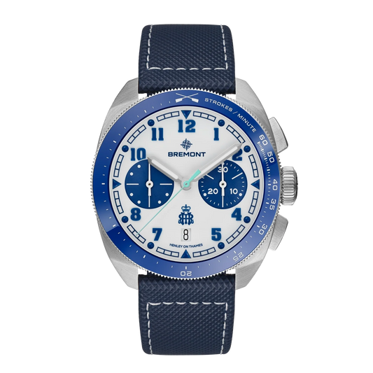 Terra Nova 42.5MM HRR Chronograph Leather Strap