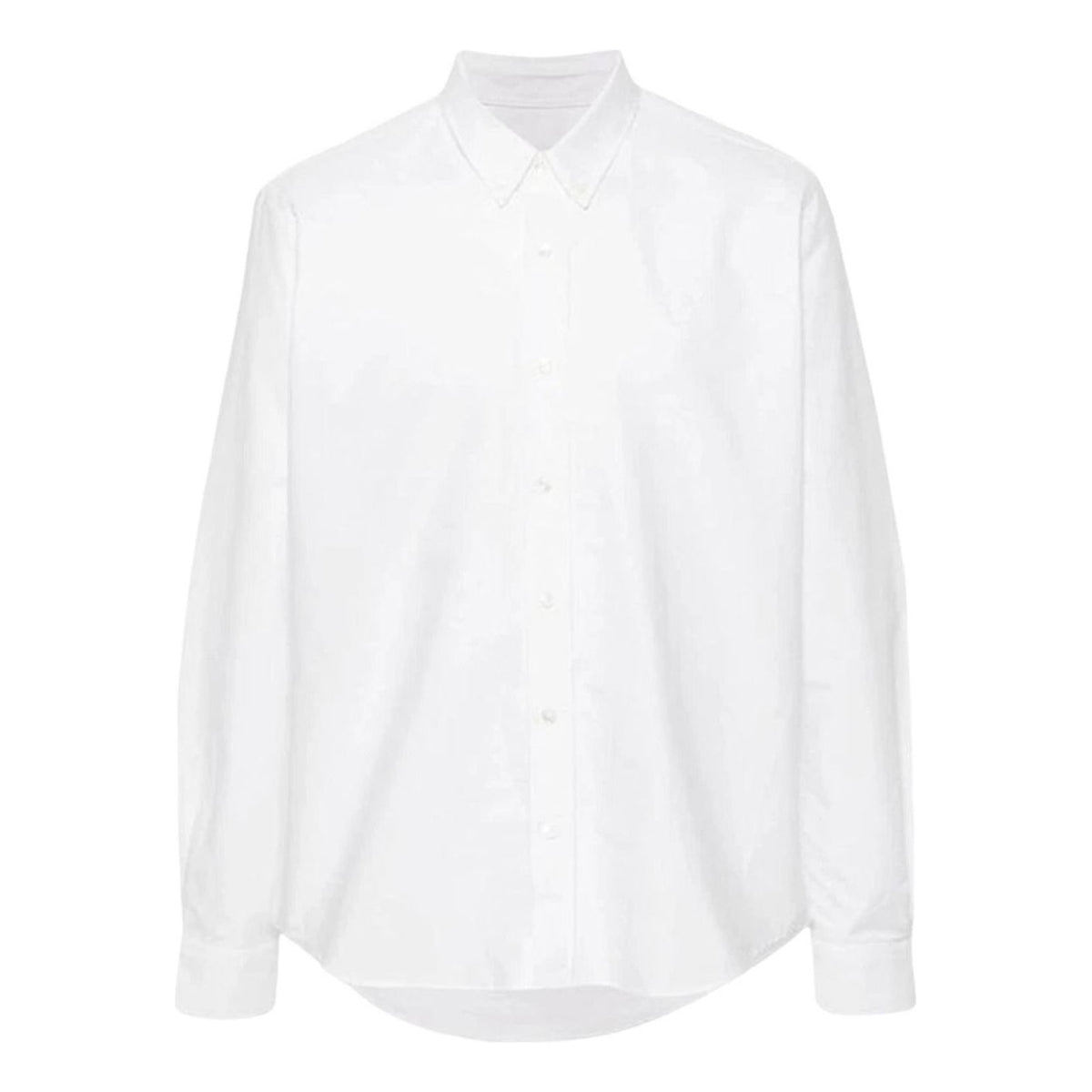 AMI Tone-on-Tone Heart Logo Alexandre Mattiussi Shirt 'Natural White' USH060-CO0031-168
