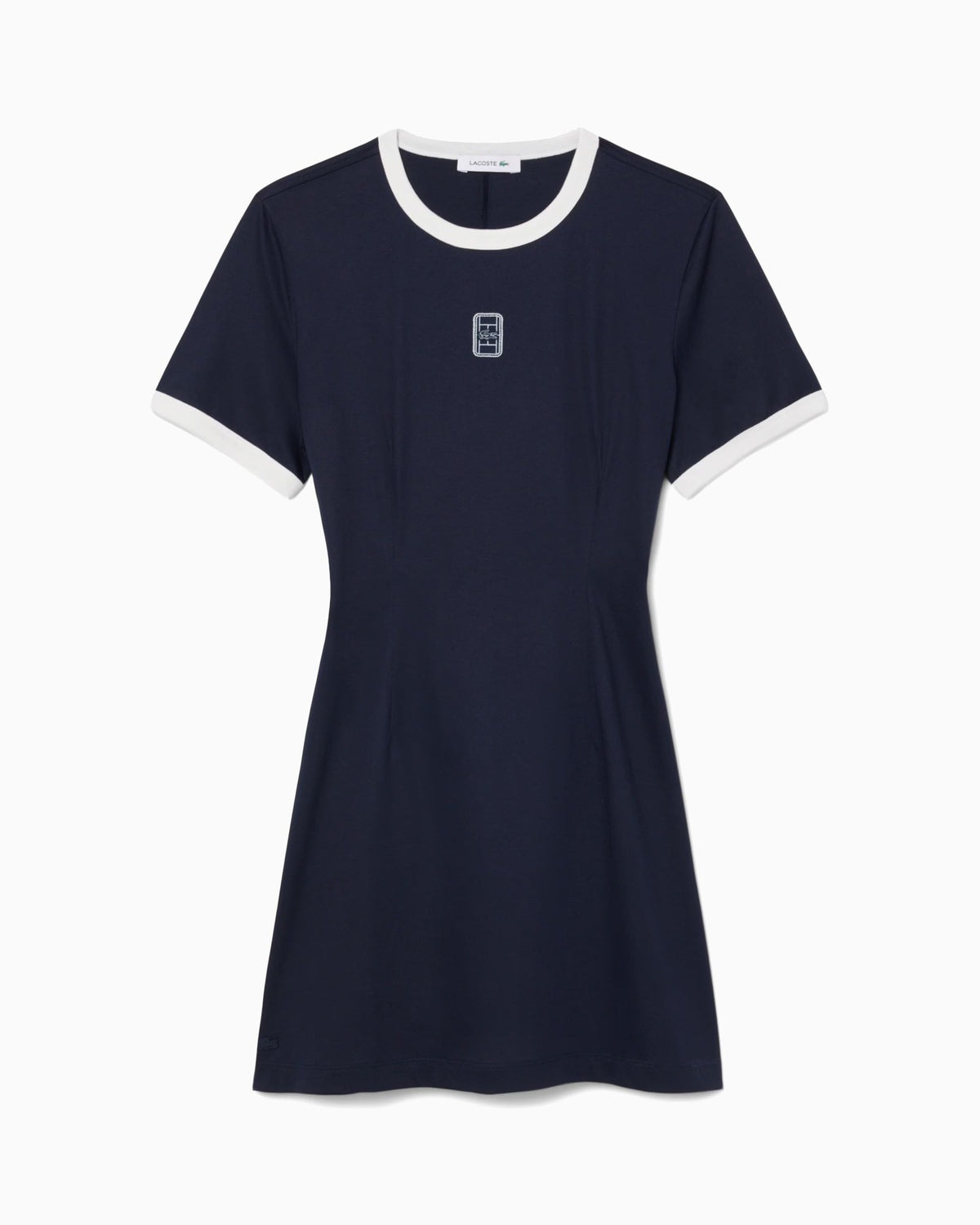 Vestido corto con logo Slim Lacoste Runway para mujer