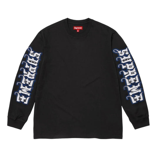 Supreme FW25 Intarsia Sleeve L/S Top 'Black' SUP-FW25-111-BLK