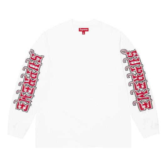 Supreme FW25 Intarsia Sleeve L/S Top 'White' SUP-FW25-111-WH