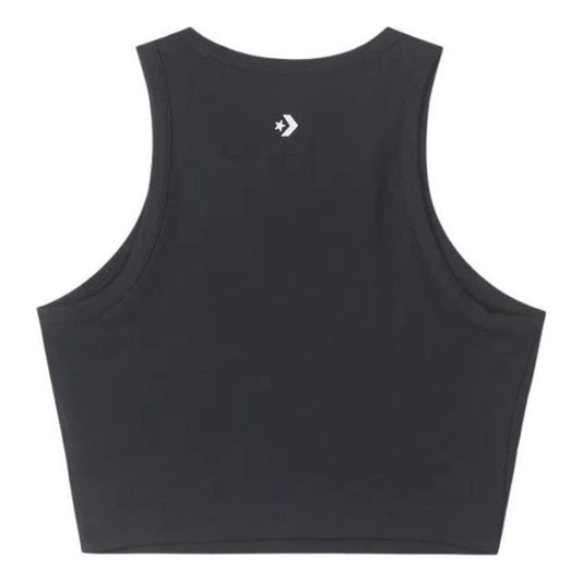 (WMNS) Converse Wordmark Knit Tank Top Asia Sizing 'Black' 10026502-A01