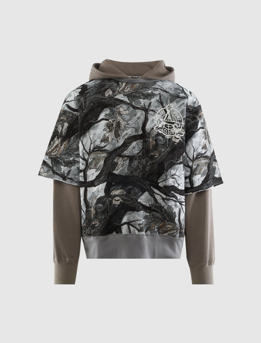 CAMO LAYER PULLOVER HOODIE