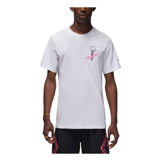 Air Jordan Tatum Graphic T-shirt Asia Sizing 'White' HF1180-100