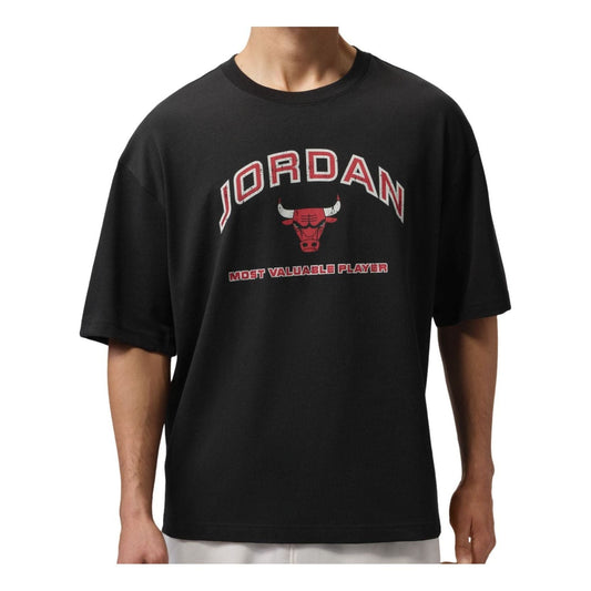 Jordan Flight Essentials Boxy Graphic T-Shirt 'Black University Red' IF3122-010