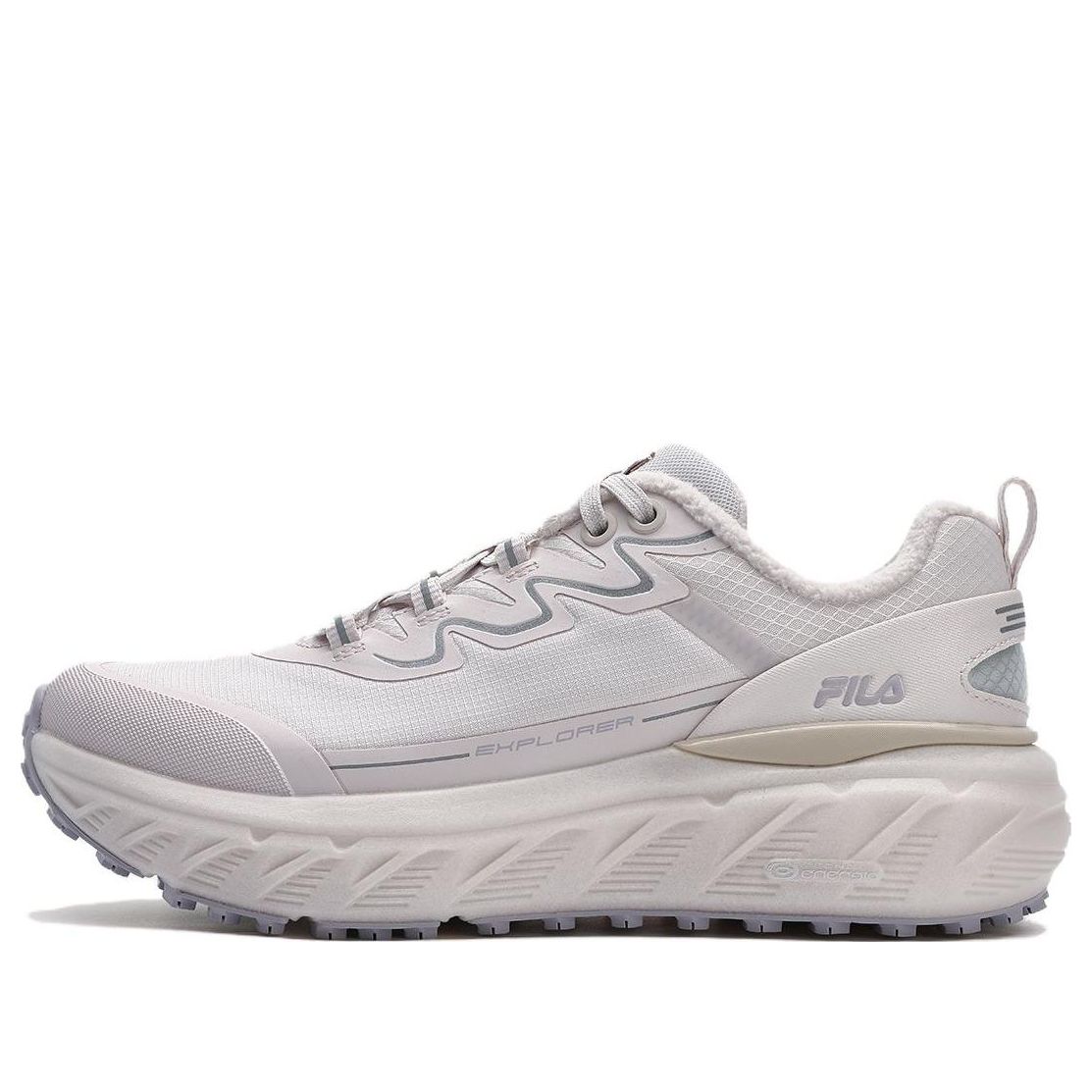 (WMNS) FILA Versatile Casual Non-Slip Durable Running Shoes 'White pink' A12W341219FPP