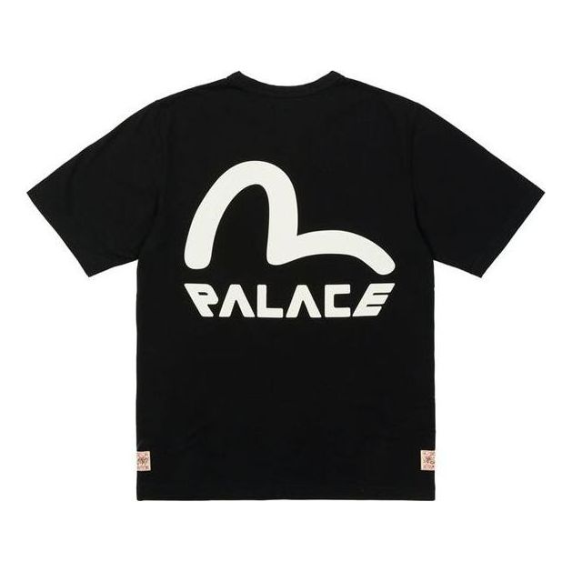 Palace X Evisu Seagull Logo T-Shirt 'Black' P21EVTS006