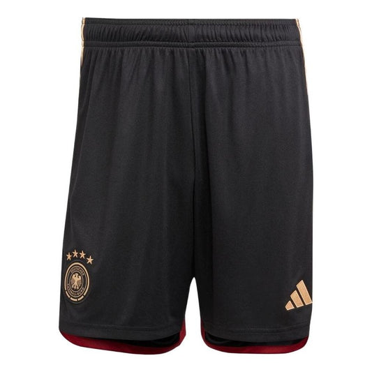 adidas Germany 22 Away Shorts Asia Sizing 'Black' HF1698