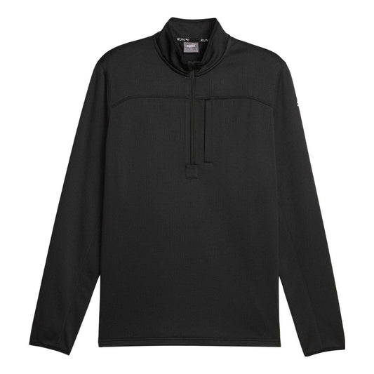 PUMA Run Microfleece 1/2 ZIP Sweater 'Black' 524628-01