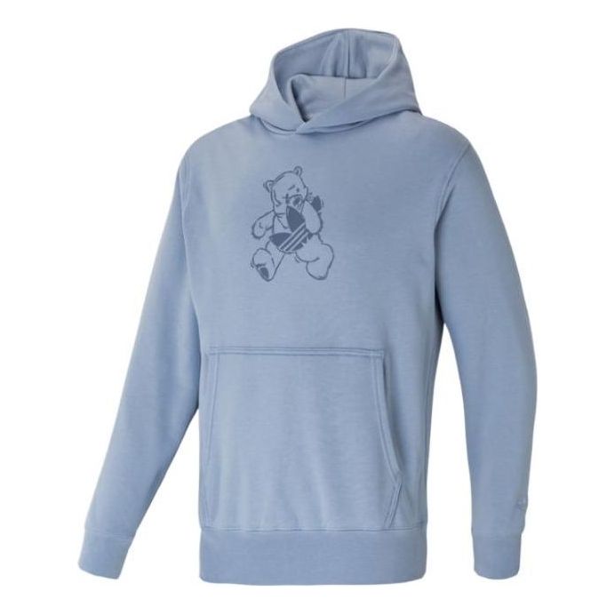adidas originals Cartoon Bear Pattern Couple Style Sky Blue HJ7821