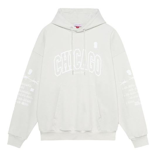 Mitchell & Ness x NBA Chicago Bulls Hoodie 'Grey' MNJYFWF22007-GRAY