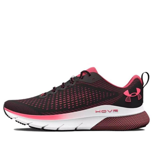 (WMNS) Under Armour HOVR Turbulence 'Black Pink Shock' 3025425-002