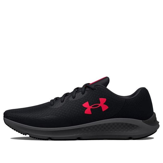 Under Armour Charged Pursuit 3 4E Wide 'Black Red' 3025801-003